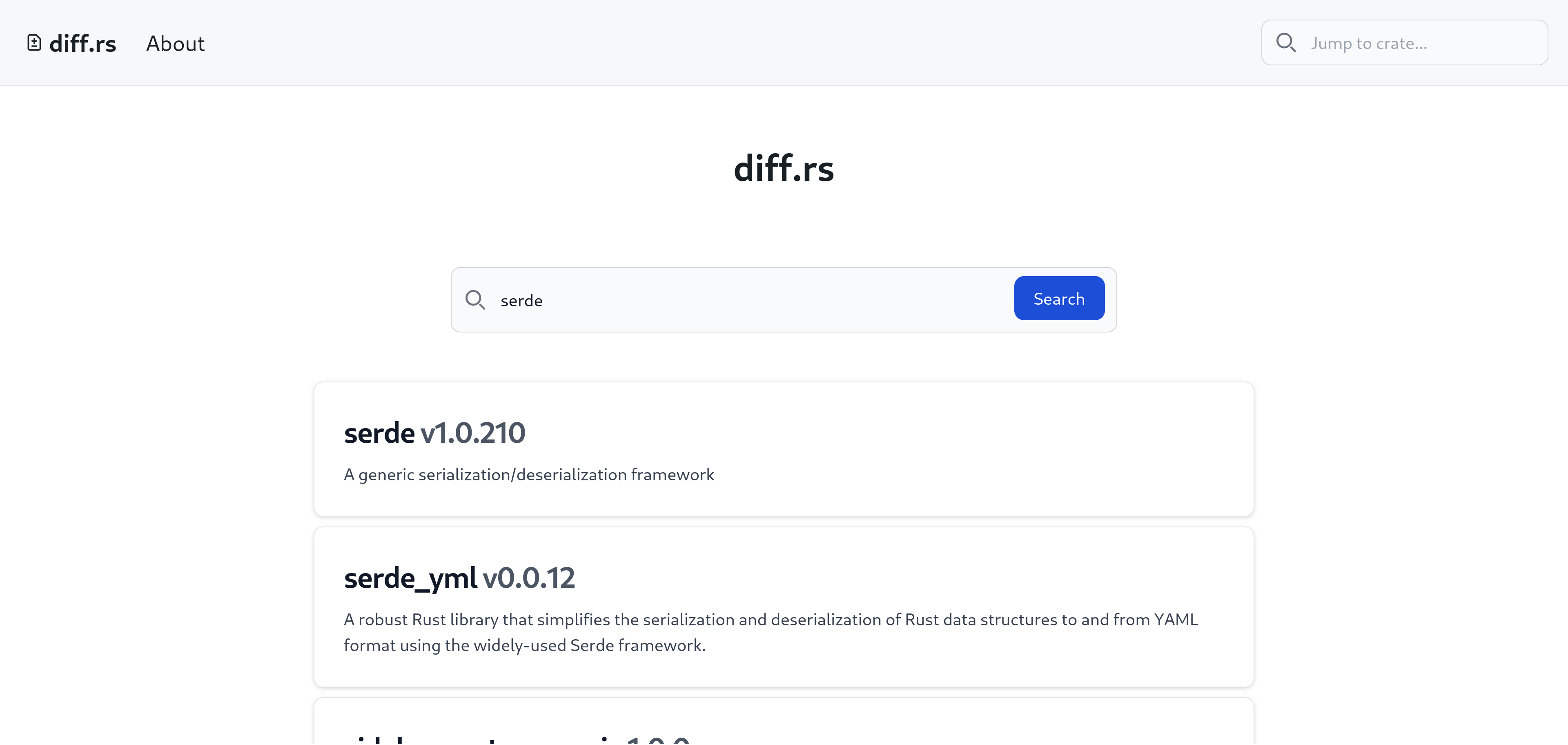 Searching for a crate